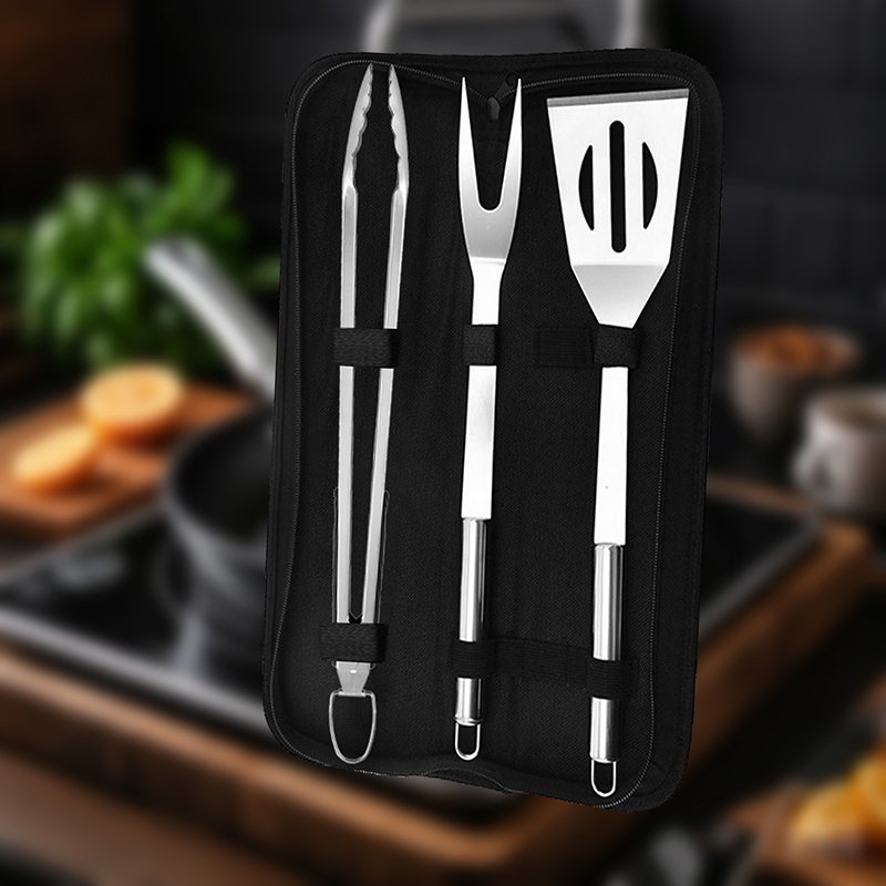 BQ3902 Oxford Cloth Bag Barbecue Tool Set - Image 4