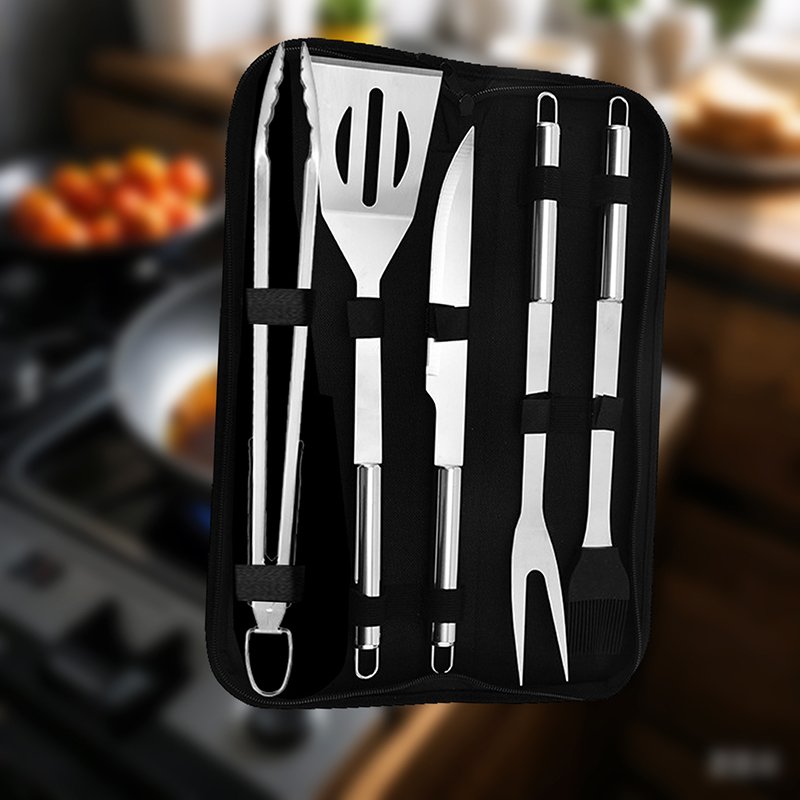 BQ3903 Oxford Cloth Bag Barbecue Tool Set - Image 4