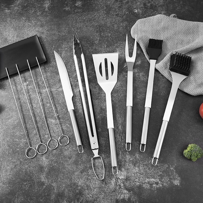 BQ3910 Oxford Cloth Bag Barbecue Tool Set - Image 7