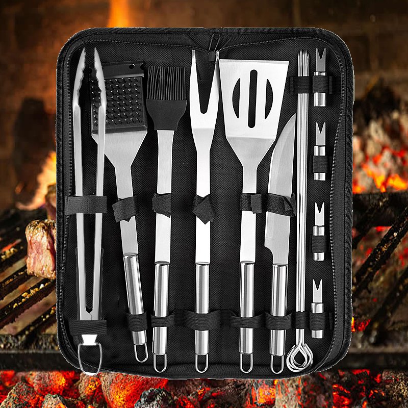 BQ3915 Oxford Cloth Bag Barbecue Tool Set - Image 3