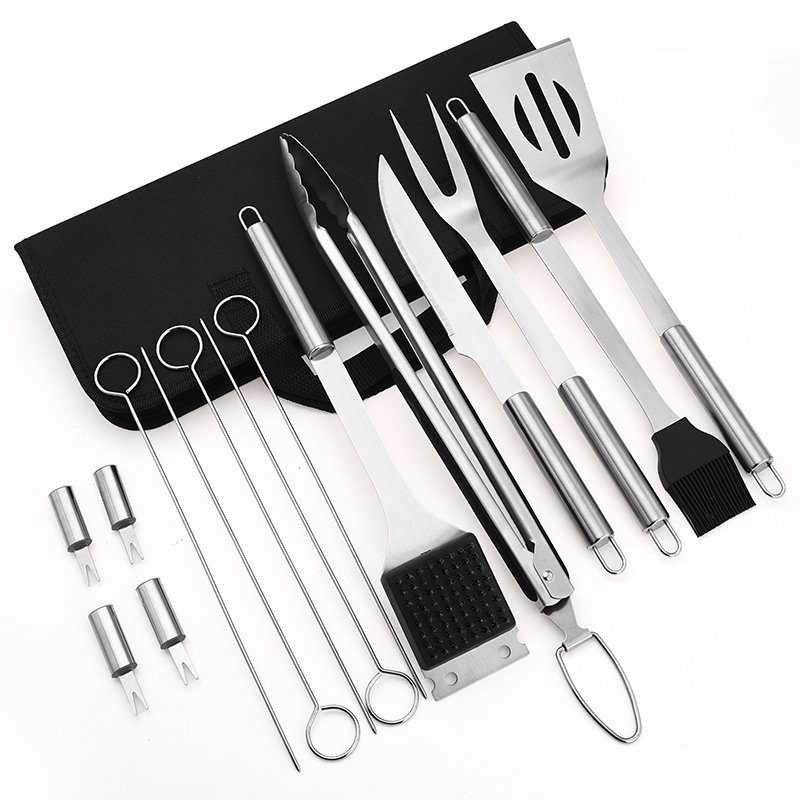 BQ3915 Oxford Cloth Bag Barbecue Tool Set