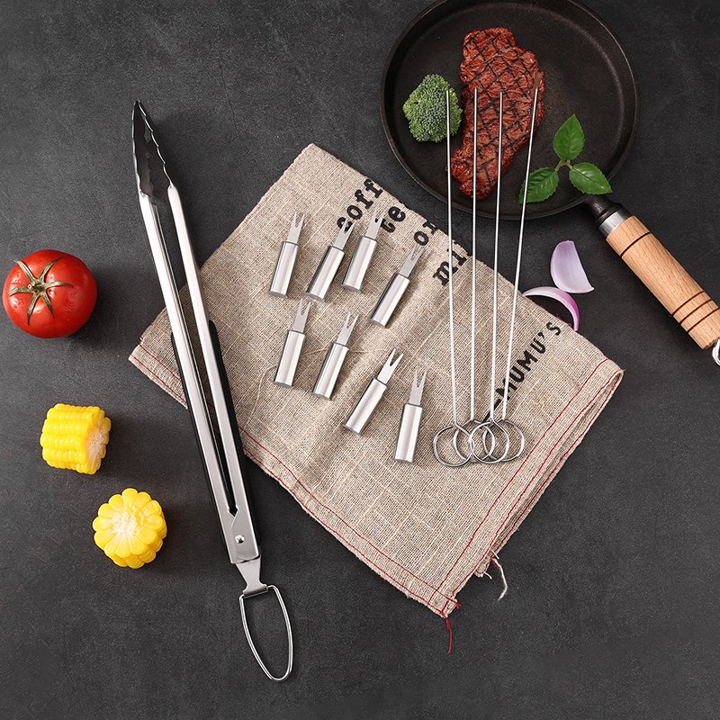 BQ3918 Oxford Cloth Bag Barbecue Tool Set - Image 7