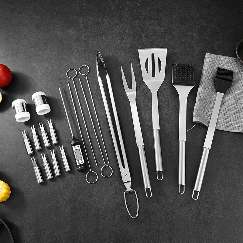 BQ3920 Oxford Cloth Bag Barbecue Tool Set - Image 4