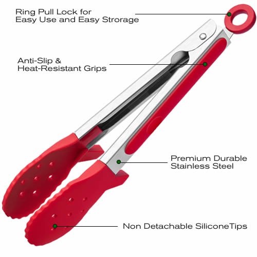 Silicone Food Tongs FT6022 - Image 2