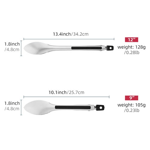 Stainless Steel Food Tongs FT801 - Image 2