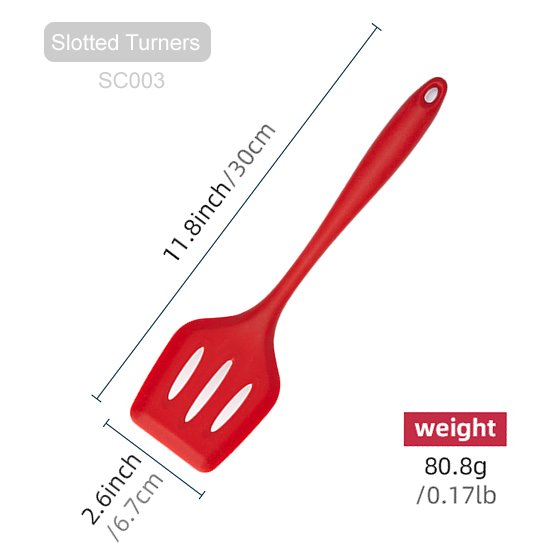 SC003 Silicone Slotted Turners - Image 2